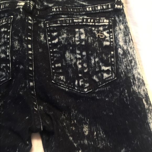 Rag & Bone indigo Retro 90s Acid Wash Skinny Jeans - Picture 7 of 8
